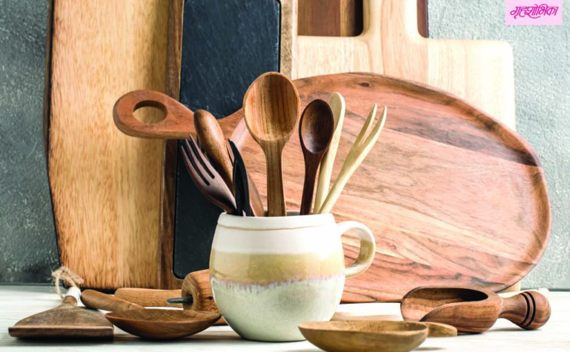 फॅशनमध्ये आहेत लाकडी भांडी